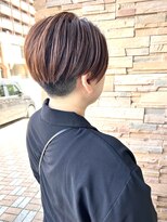 クール ヘアー ギャラリー 神明町店(COOL Hair gallery)&nbsp;刈り上げショート×暖色カラー