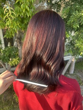 アンドシー(and c) 赤ブラウン yume