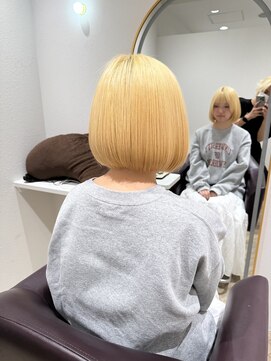 ルイマダーナ 栄店(LOUIMADNA) ボブカット×ハイトーンブランド