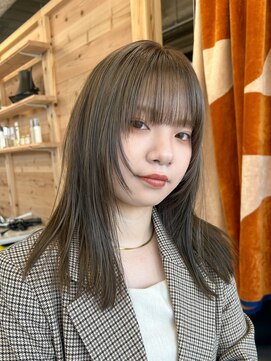 似合わせでかわいい顔まわり＊オリーブグレージュ