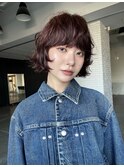 レイヤーカット ボブパーマ 顔周りカット 薬院今泉