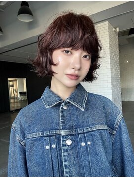 シティ 薬院(SITY.) レイヤーカット ボブパーマ 顔周りカット 薬院今泉