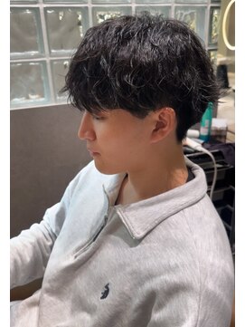 ロンド ジュルード 名古屋(Lond jeloud) メンズ シャドウパーマ 扱いやすいカット