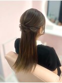 ガーリースタイル/心斎橋/ヘアメ/セットサロン