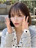 まとまるボブ/内巻きボブ/ナチュラルブラウン/つやカラー/代官山