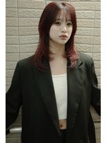 ビコ(bico)&nbsp;レイヤーカット　暖色カラー　ミディアム