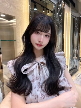 レーヴバイロンド 仙台(Reve by Lond) 韓国レイヤー韓国巻き前髪カットブルーブラック髪質改善縮毛矯正