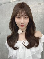 リアン 本厚木(LIAN) レイヤーカットハッシュカットミディアムレイヤー顔周りカット