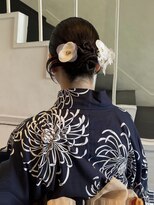 ラパンセノアール(LA PENSEE NOIR)&nbsp;浴衣に合わせたカチモリヘア