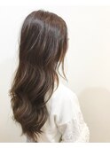 春はシアーなパープルグレージュ