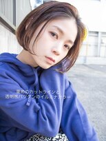 ジーテ(gite)&nbsp;イルミナカラー小顔コンパクトボブ　「横浜/髪質改善/縮毛矯正」