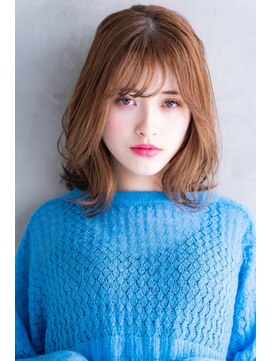 ケイト(kate) [kate] 大宮　アプリコットブラウン×ふんわりミディ