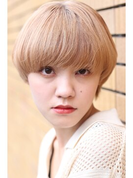 バサ 新所沢店(BASSA) 【佐々木　スタイル】ブリーチ×マッシュショート