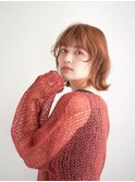 顔型別ヘアスタイル特集/マロンベージュ/Aラインボブ/新宿