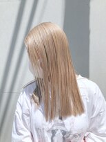 チカシツ(Chikashitsu) white blond long