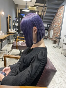 リジョイスヘア エン(REJOICE hair EN) 【REJOICE hair EN】ロイヤルパープル　担当AKIRA