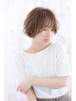 リラクシー感…丸みショートグレーベージュヘルシースタイルa1