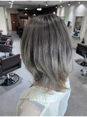 【crossover峰松】シルバーグレーグラデーション