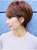 【渡辺】ショートグラデーションカラーペールベージュ