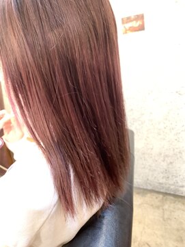 クラク 羽根木店(kuraku) ブリーチありのピンクブラウン