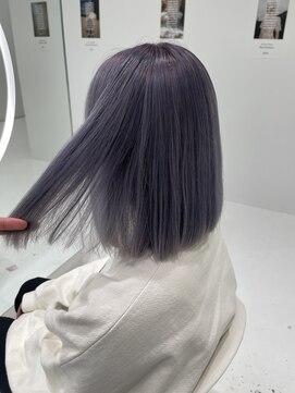 ハイブ 金沢(Hive) ハイトーンカラーショートボブミニボブツヤ髪スタイルブリーチ