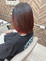 ヘアメイクゼロ 坂戸駅前店(hairmake zero)&nbsp;ケアブリーチHiライトインナーグラ+選べるカラー/ベビーピンク