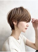 小顔補正立体カットショートボブショコラアッシュ20代30代40代