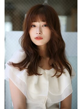 アソビ 表参道(ASOBI) 斜めバング/グレージュカラー/シルキーベージュ/表参道美容室