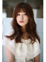 アソビ 表参道(ASOBI) 斜めバング/グレージュカラー/シルキーベージュ/表参道美容室