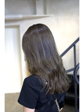 アリー 原宿 表参道(ALLY) 【ALLY 濱田】ブリーチ無し☆オリーブベージュ