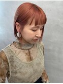 ピンクオレンジ　オレンジカラー　ピンクカラー　ピレンジカラー