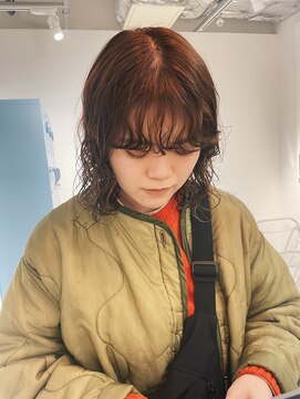 キュエム(Cuem) 【Cuem菅原】ハードニュアンスパーマ個性的お洒落ハイライト