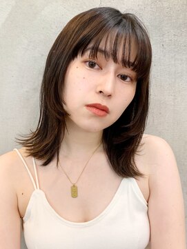 アイティーバイアルバム 藤沢店(IT by ALBUM) フェイスレイヤー_インナーグレージュマチルダボブ_9660