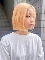 フェイス 石川町 (FACE) ボブ/ベージュカラー/切りっぱなし10代20代/HONOKA