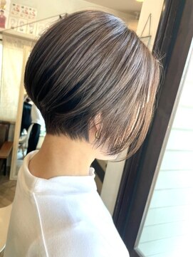 ヘア メイク ココ(hair make coco) くすみカラー★丸みショート