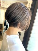 くすみカラー★丸みショート