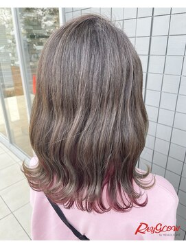 レイグロー バイ ヘッドライト 東海店(RAYGLOW by HEADLIGHT) インナーピンク×グレージュ