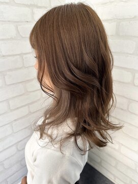 ルノン(LUNON) インナーカラー/ベージュ/ミルクティー/レイヤーカット