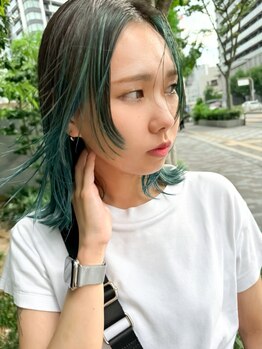 コハク(COHAKU)の写真/【御堂筋線中津1分】透明感&艶カラーの"褒められヘア"経験豊富なStylistが高い技術であなたの理想を叶える