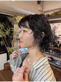 〈ハードパーマ×ウルフ〉