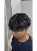 メッシュカラーツイストスパイラルパーマ