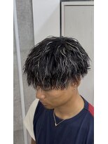 メルシー トータル ブランディング サロン(merci TOTAL BRANDING SALON) メンズ メッシュカラーツイストスパイラルパーマ