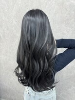 アルドーレフィエロ シンサイバシ(Ardore fiero shinsaibashi) コントラスト極ハイライト☆アッシュブラック