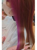 【ポイントカラー】フェイスフレーミングでお顔周りを華やかに◎