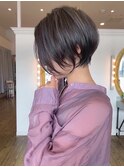 大人可愛い20代30代40代50代60代ショート/白髪ぼかし/大分/別府