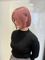 ケシキ大名(keshiki)&nbsp;ライトピンク×ミニボブ