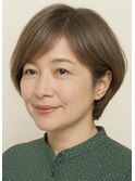 大人女性のための上質な白髪ぼかしカラー＋ミセスヘアー