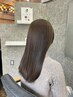 【本気のツヤ髪に】似合わせカット＋髪質改善縮毛矯正 24400円