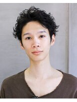 ニール シトロン 名古屋 伏見 丸の内(NEELU citron)&nbsp;スパイキーショートニュアンスパーマメンズカット