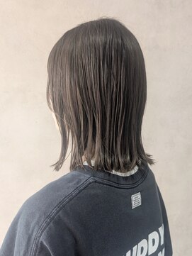 エンクス(enx) ホワイトグレージュデジタルパーマミニウルフ鶴ヶ峰HK69